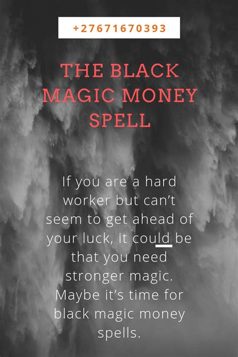 Channeling Dark Energy for Financial Gain: The World of Black Magic